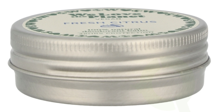 We Love The Planet Vegan Deodorant Balm 35 g Fresh Citrus in de groep BEAUTY & HEALTH / Geuren & Parfum / Deodorant bij TP E-commerce Nordic AB (D26076)