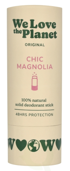 We Love The Planet Original Deodorant Stick 40 g Chic Magnolia in de groep BEAUTY & HEALTH / Geuren & Parfum / Deodorant bij TP E-commerce Nordic AB (D26078)