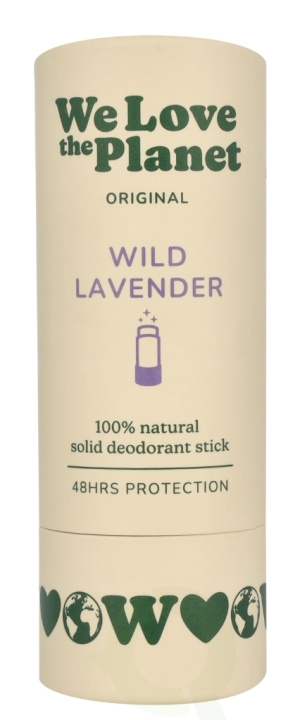 We Love The Planet Original Deodorant Stick 40 g Wild Lavender in de groep BEAUTY & HEALTH / Geuren & Parfum / Deodorant bij TP E-commerce Nordic AB (D26117)