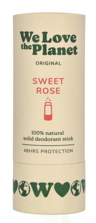 We Love The Planet Original Deodorant Stick 40 g Sweet Rose in de groep BEAUTY & HEALTH / Geuren & Parfum / Deodorant bij TP E-commerce Nordic AB (D26118)