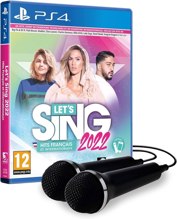 Let\'s Sing 2022 + 2 MIC. (FR/Multi in Game) (PS4) in de groep HOME ELECTRONICS / Spelconsoles en accessoires / Sony PlayStation 4 / Spel bij TP E-commerce Nordic AB (D26227)