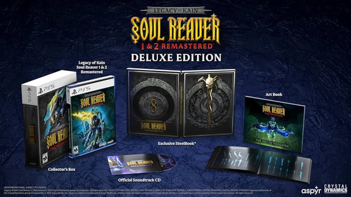 Legacy of Kain™ Soul Reaver 1&2 Remastered (Deluxe Edition) (PS5) in de groep HOME ELECTRONICS / Spelconsoles en accessoires / Sony PlayStation 5 / Spel bij TP E-commerce Nordic AB (D26452)