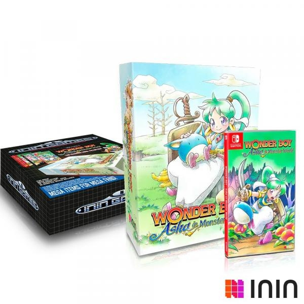 Wonder Boy: Asha in Monsterland Ultra Collectors Edition - (Strictly Limited Games) (Switch) in de groep HOME ELECTRONICS / Spelconsoles en accessoires / Nintendo Switch / Games bij TP E-commerce Nordic AB (D26762)