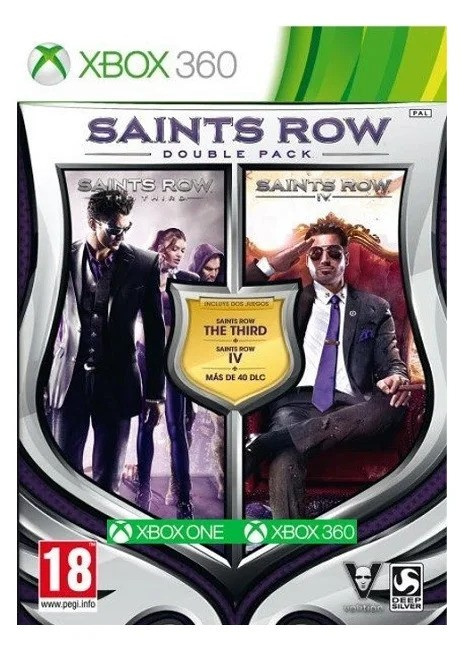 Saints Row Double Pack in de groep HOME ELECTRONICS / Spelconsoles en accessoires / Xbox 360 bij TP E-commerce Nordic AB (D26805)