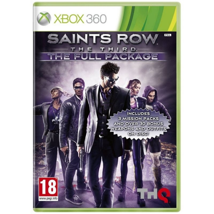 Saints Row The Third (The Full Package) (SPA/Multi in Game) in de groep HOME ELECTRONICS / Spelconsoles en accessoires / Xbox 360 bij TP E-commerce Nordic AB (D26806)