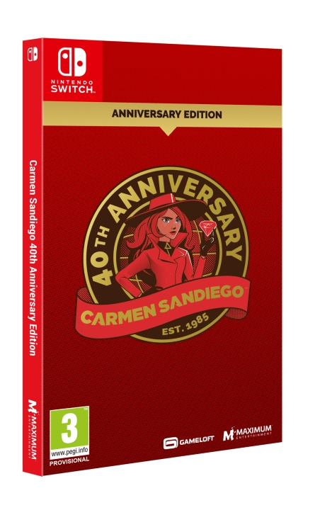 Carmen Sandiego 40th Anniversary Edition (Switch) in de groep HOME ELECTRONICS / Spelconsoles en accessoires / Nintendo Switch / Games bij TP E-commerce Nordic AB (D26867)
