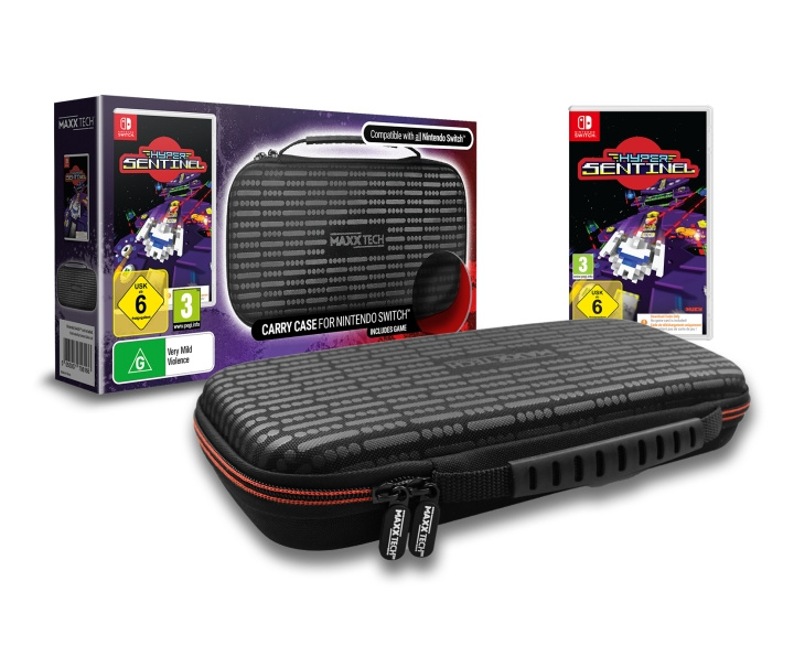 Maxx Tech Premium draagtas & Hyper Sentinel bundel voor Nintendo Switch & Switch 2 in de groep HOME ELECTRONICS / Spelconsoles en accessoires / Nintendo Switch 2 / Accessoires bij TP E-commerce Nordic AB (D26966)