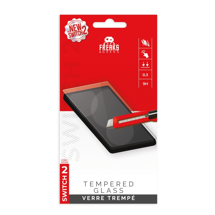 Trade Invaders Gehard glas - Switch 2 in de groep HOME ELECTRONICS / Spelconsoles en accessoires / Nintendo Switch 2 / Accessoires bij TP E-commerce Nordic AB (D26994)