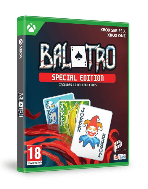 Balatro - Special Edtion (XseriesX) in de groep HOME ELECTRONICS / Spelconsoles en accessoires / Xbox Series X / Spel bij TP E-commerce Nordic AB (D27056)