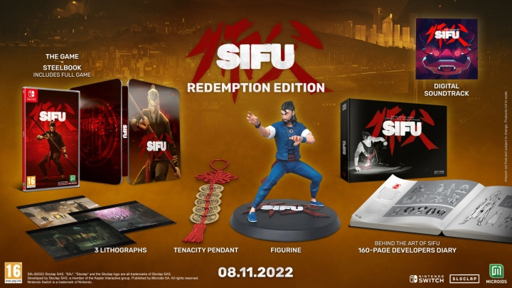 SIFU Redemption Edition (Collector\'s Edition) (Switch) in de groep HOME ELECTRONICS / Spelconsoles en accessoires / Nintendo Switch / Games bij TP E-commerce Nordic AB (D27067)