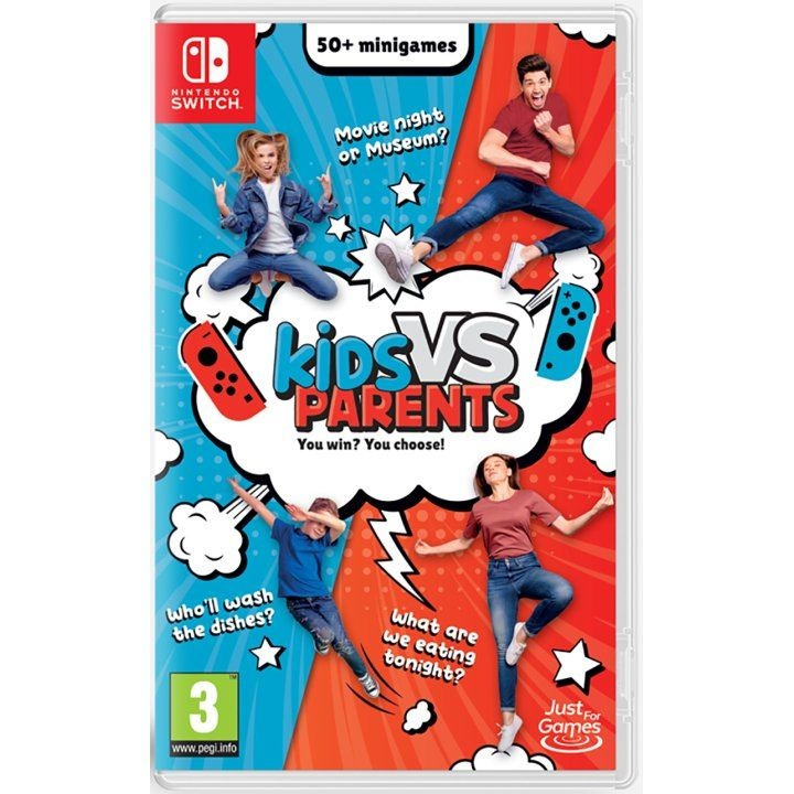 Kids vs Parents (Switch) in de groep HOME ELECTRONICS / Spelconsoles en accessoires / Nintendo Switch / Games bij TP E-commerce Nordic AB (D27106)
