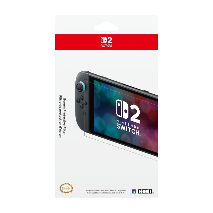 Hori Schermbeschermingsfilter voor Nintendo Switch 2 - Transparant in de groep HOME ELECTRONICS / Spelconsoles en accessoires / Nintendo Switch 2 / Accessoires bij TP E-commerce Nordic AB (D27172)