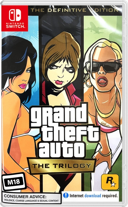 Grand Theft Auto: The Trilogy (The Definitive Edition) (Import) (Switch) in de groep HOME ELECTRONICS / Spelconsoles en accessoires / Nintendo Switch / Games bij TP E-commerce Nordic AB (D27216)