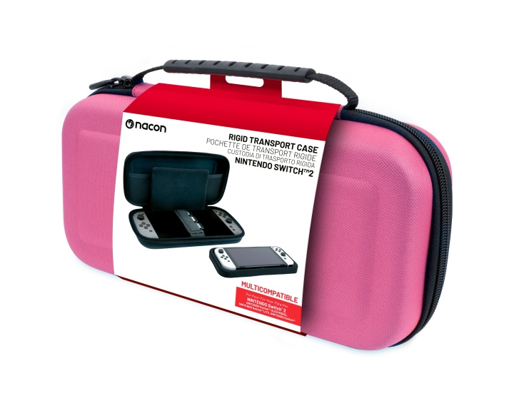 NACON Klassiek Tasje L - Nintendo Switch 2 - Roze in de groep HOME ELECTRONICS / Spelconsoles en accessoires / Nintendo Switch 2 / Accessoires bij TP E-commerce Nordic AB (D27247)