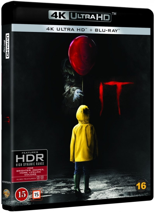 Stephen King\'s It (Remake) (4K Blu-Ray) in de groep HOME ELECTRONICS / Audio & Beeld / TV & Accessoires / Films / Blu-ray bij TP E-commerce Nordic AB (D27306)