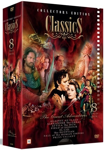 Classics - 8 DVD Box - True classic stories in de groep HOME ELECTRONICS / Audio & Beeld / TV & Accessoires / Films / DVD bij TP E-commerce Nordic AB (D27434)
