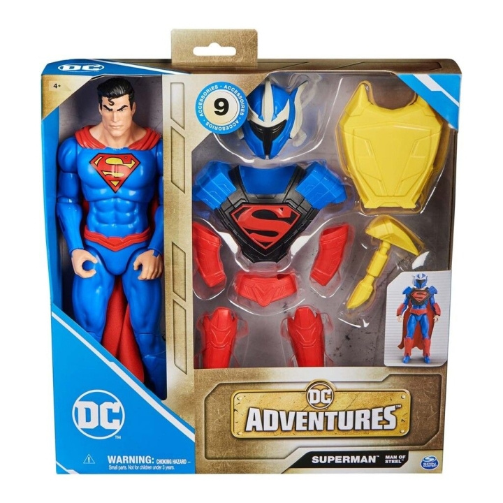 DC Comics DC Figuur - Superman 30 cm - Man van Staal (6067957) in de groep SPEELGOED, KINDER- & BABYPRODUCTEN / Speelgoed / Figuren, Miniaturen & accessoires bij TP E-commerce Nordic AB (D27515)