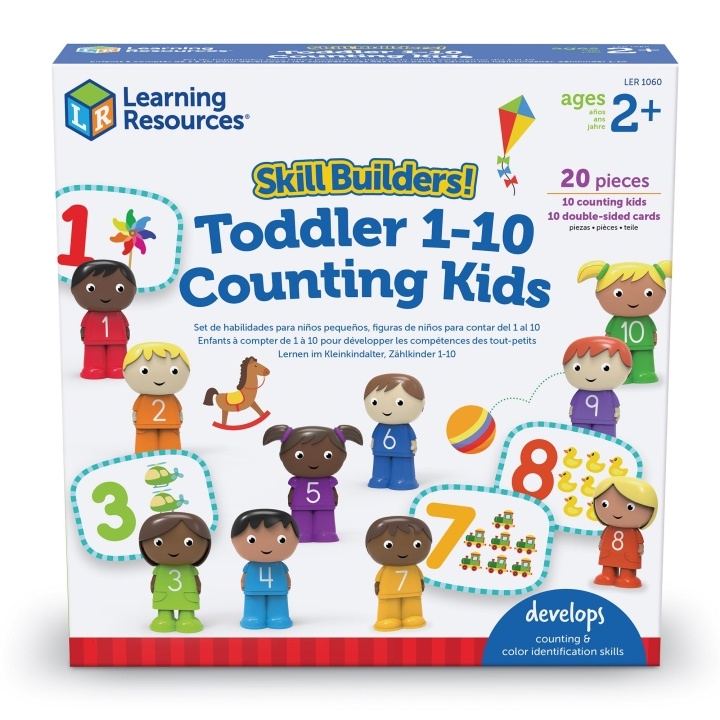 Learning Resources Vaardigheidsbouwers! Kleuter 1-10 Tellen Kinderen - (LSP1060-SCA) in de groep SPEELGOED, KINDER- & BABYPRODUCTEN / Speelgoed / Speelset bij TP E-commerce Nordic AB (D27517)