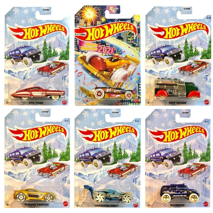 Hot Wheels Wintercollectie (W3099) in de groep SPEELGOED, KINDER- & BABYPRODUCTEN / Speelgoed / Speelgoedauto\'s bij TP E-commerce Nordic AB (D27526)