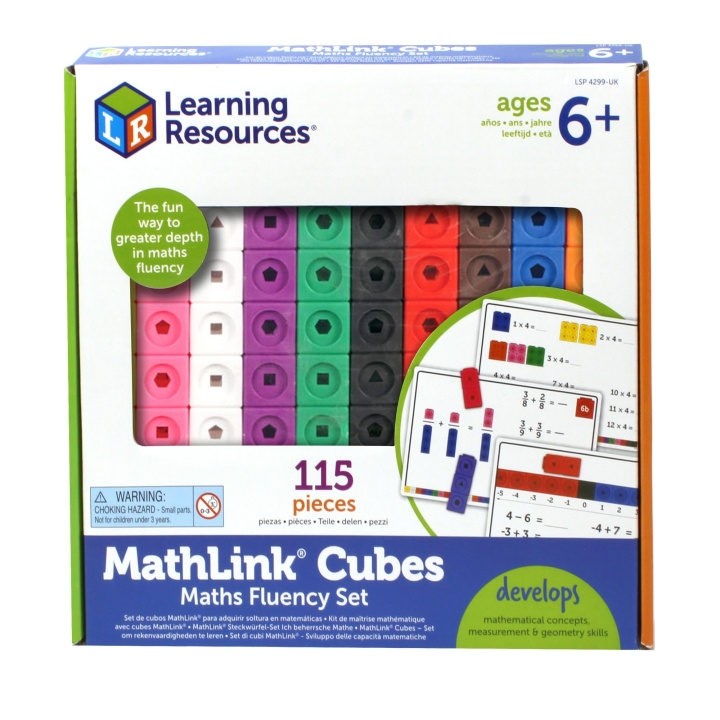 Learning Resources MathLink® blokjes - wiskunde vloeiend set (LSP4299-SCA) in de groep SPEELGOED, KINDER- & BABYPRODUCTEN / Speelgoed / Bouwspeelgoed / Bouwblokken bij TP E-commerce Nordic AB (D27527)