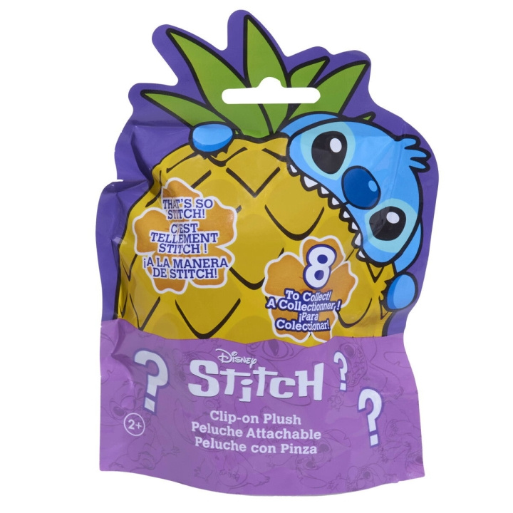 Disney Stitch - Movie Clip-on Pluche 9 cm Assorti - (302-11367) in de groep SPEELGOED, KINDER- & BABYPRODUCTEN / Babyspeelgoed / Knuffels bij TP E-commerce Nordic AB (D27529)