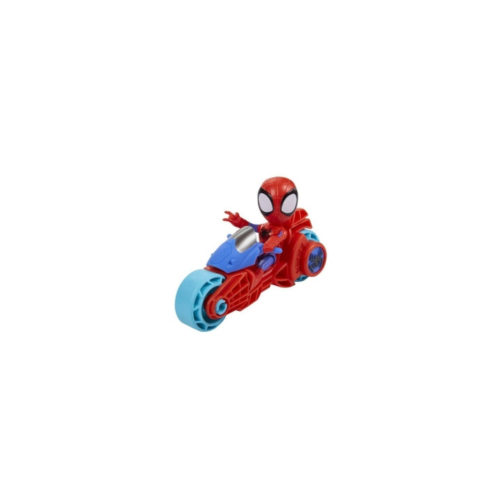 Disney Spidey en zijn geweldige vrienden - Motorfiets & Spidey (F7459) in de groep SPEELGOED, KINDER- & BABYPRODUCTEN / Speelgoed / Speelgoedauto\'s bij TP E-commerce Nordic AB (D27546)