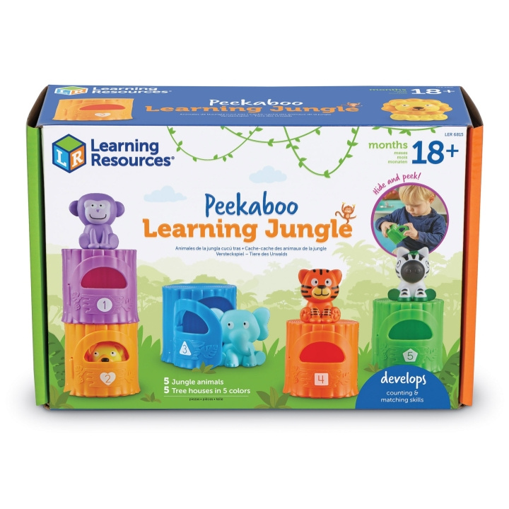Learning Resources Kiekeboe leerjungle (LSP6815-SCA) in de groep SPEELGOED, KINDER- & BABYPRODUCTEN / Babyspeelgoed / Activiteitenspeelgoed bij TP E-commerce Nordic AB (D27549)