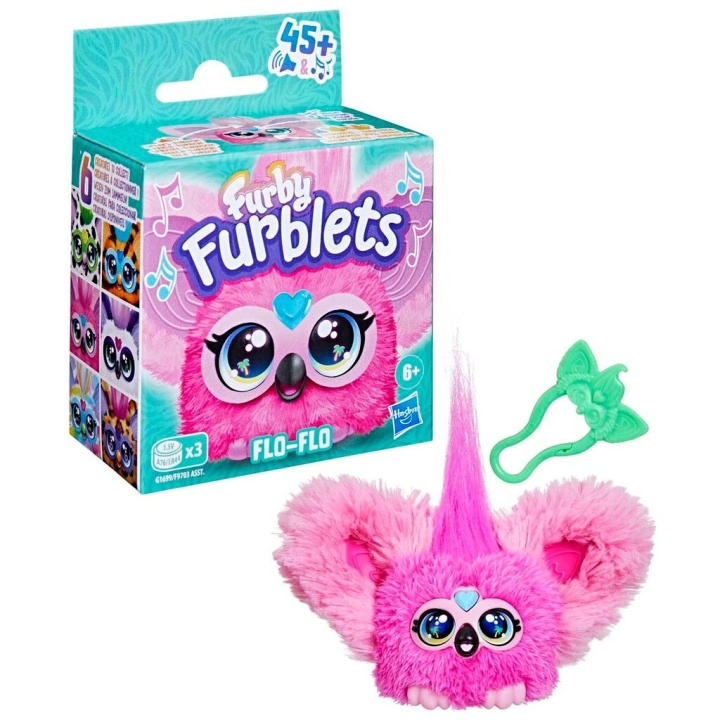 FURBY Furblets S4 Feestbeesten - Flo-Flo (341-1699) in de groep SPEELGOED, KINDER- & BABYPRODUCTEN / Speelgoed / Figuren, Miniaturen & accessoires bij TP E-commerce Nordic AB (D27553)