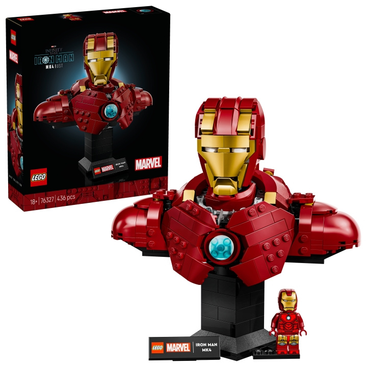 LEGO Superhelden - Iron Man MK4 Buste (76327) in de groep SPEELGOED, KINDER- & BABYPRODUCTEN / Speelgoed / Bouwspeelgoed / Lego bij TP E-commerce Nordic AB (D27564)