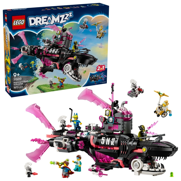 LEGO DREAMZzz - Nachtmerrie Haai Onderzeeër (71500) in de groep SPEELGOED, KINDER- & BABYPRODUCTEN / Speelgoed / Bouwspeelgoed / Lego bij TP E-commerce Nordic AB (D27572)