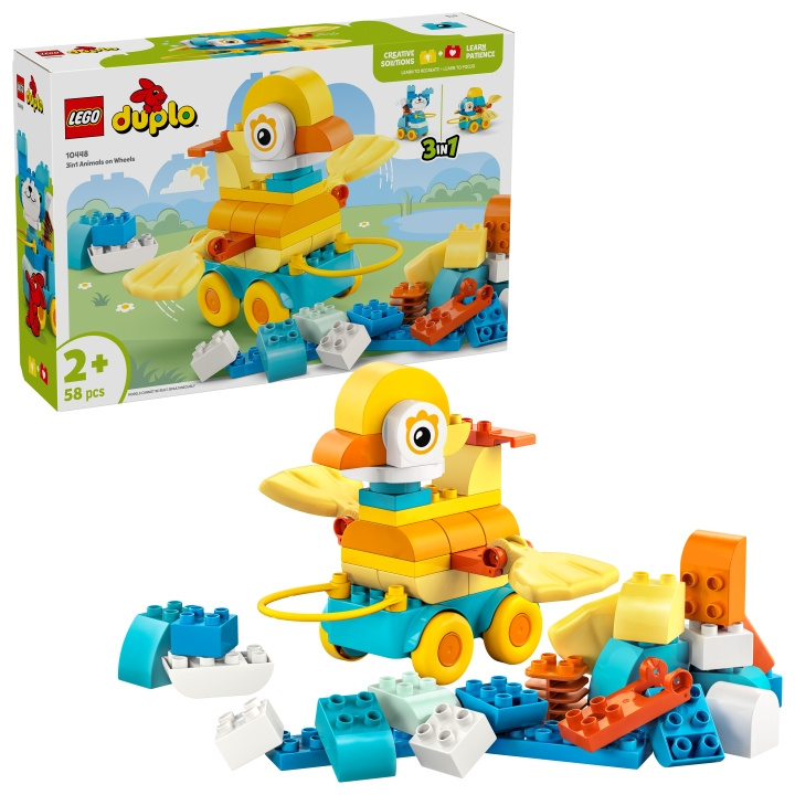 LEGO DUPLO Stad - 3in1 Dieren op Wielen (10448) in de groep SPEELGOED, KINDER- & BABYPRODUCTEN / Speelgoed / Bouwspeelgoed / Lego bij TP E-commerce Nordic AB (D27574)