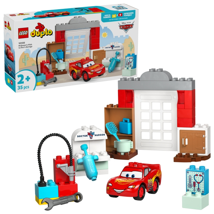 LEGO DUPLO Disney TM - McQueen\'s bezoek aan de garage van Doc (10456) in de groep SPEELGOED, KINDER- & BABYPRODUCTEN / Speelgoed / Bouwspeelgoed / Lego bij TP E-commerce Nordic AB (D27579)