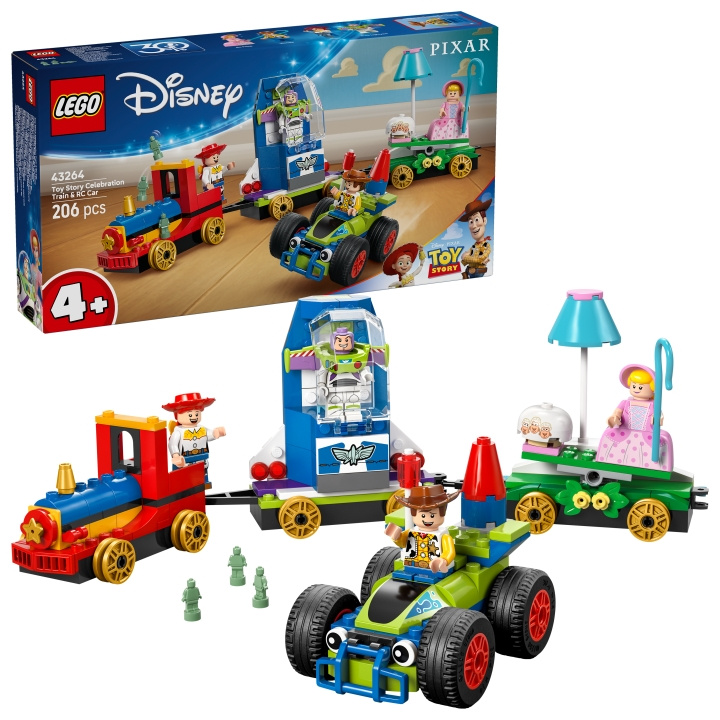 LEGO Disney Pixar - Toy Story vieringstrein & RC auto (43264) in de groep SPEELGOED, KINDER- & BABYPRODUCTEN / Speelgoed / Bouwspeelgoed / Lego bij TP E-commerce Nordic AB (D27580)