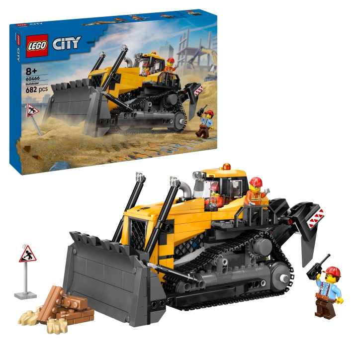 LEGO LEGO Stad - Gele Bulldozer (60466) in de groep SPEELGOED, KINDER- & BABYPRODUCTEN / Speelgoed / Bouwspeelgoed / Lego bij TP E-commerce Nordic AB (D27584)