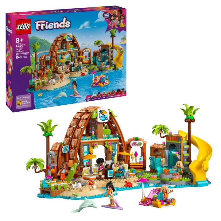 LEGO LEGO Vrienden - Familie Holiday Beach Resort (42673) in de groep SPEELGOED, KINDER- & BABYPRODUCTEN / Speelgoed / Bouwspeelgoed / Lego bij TP E-commerce Nordic AB (D27604)