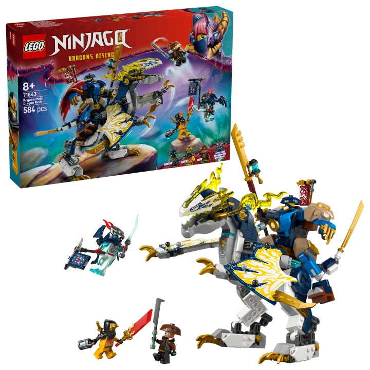 LEGO Ninjago - Rogue\'s Mech Dragon Rider (71843) in de groep SPEELGOED, KINDER- & BABYPRODUCTEN / Speelgoed / Bouwspeelgoed / Lego bij TP E-commerce Nordic AB (D27607)