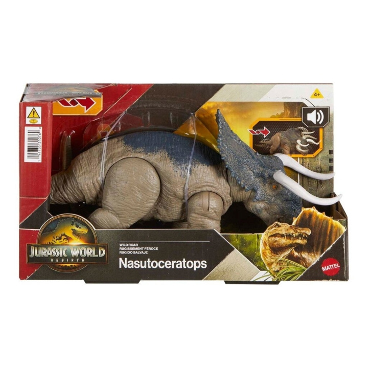 Jurassic World Wedergeboorte Wild Brullen - Nasutoceratops in de groep SPEELGOED, KINDER- & BABYPRODUCTEN / Speelgoed / Figuren, Miniaturen & accessoires bij TP E-commerce Nordic AB (D27619)