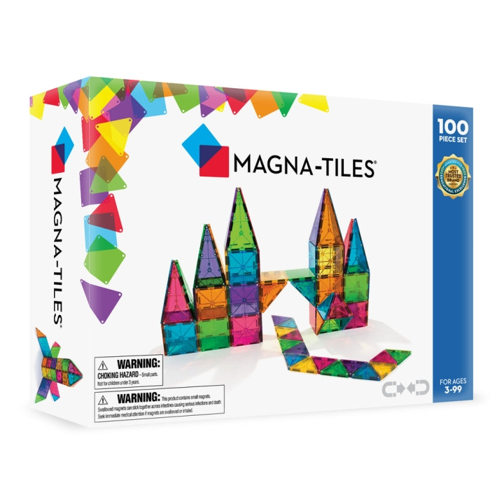 Magna Tiles MAGNA-TILES - Klassieke 100-delige set (90209) in de groep SPEELGOED, KINDER- & BABYPRODUCTEN / Speelgoed / Bouwspeelgoed / Bouwblokken bij TP E-commerce Nordic AB (D27632)