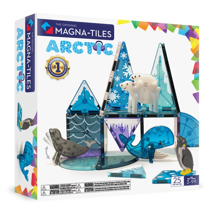 Magna Tiles MAGNA-TILES - Arctische dieren 25-delige set (90221) in de groep SPEELGOED, KINDER- & BABYPRODUCTEN / Speelgoed / Bouwspeelgoed / Bouwblokken bij TP E-commerce Nordic AB (D27635)
