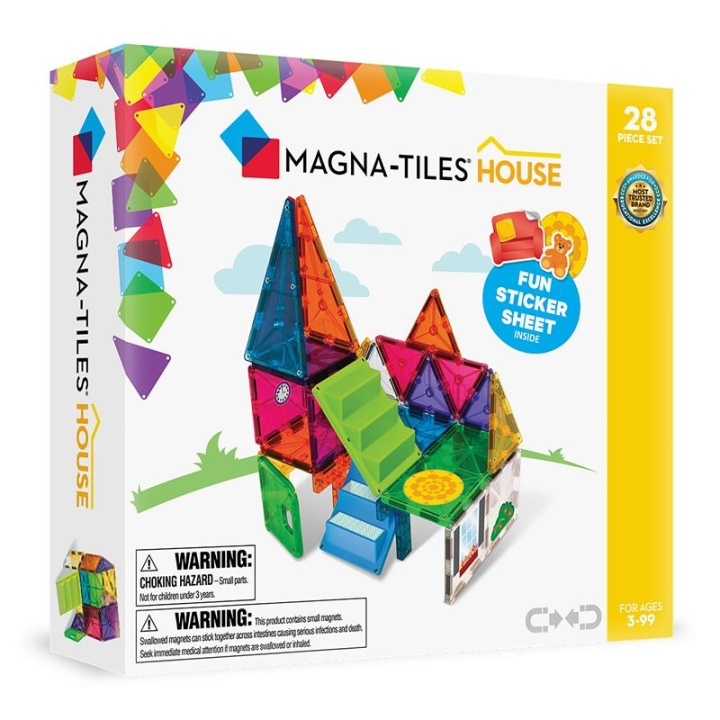 Magna Tiles MAGNA-TILES - Huis 28-delige set (90225) in de groep SPEELGOED, KINDER- & BABYPRODUCTEN / Speelgoed / Bouwspeelgoed / Bouwblokken bij TP E-commerce Nordic AB (D27637)