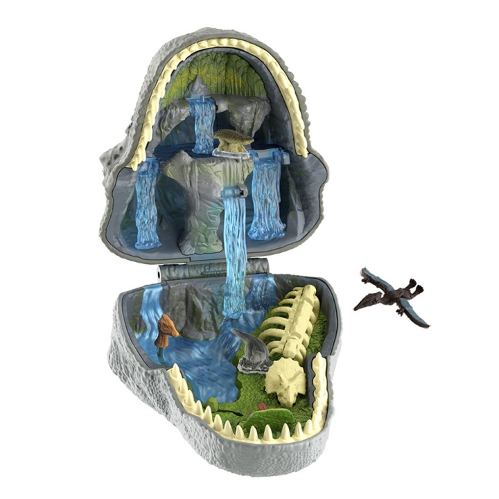 Jurassic World Wedergeboorte Micro Compact - Tyrannosaurus Rex in de groep SPEELGOED, KINDER- & BABYPRODUCTEN / Speelgoed / Figuren, Miniaturen & accessoires bij TP E-commerce Nordic AB (D27652)