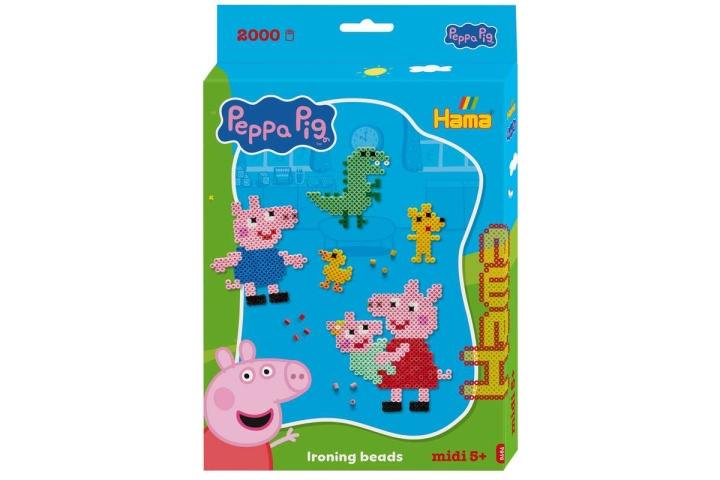 HAMA Beads Hama - Hangdoos Peppa Pig + Zusje (387976) in de groep SPEELGOED, KINDER- & BABYPRODUCTEN / Speelgoed / Figuren, Miniaturen & accessoires bij TP E-commerce Nordic AB (D27657)