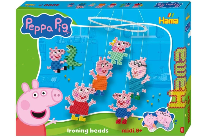HAMA Beads Hama - Midi Gift Box Peppa Pig Familie & Klein Zusje (387917) in de groep SPEELGOED, KINDER- & BABYPRODUCTEN / Speelgoed / Figuren, Miniaturen & accessoires bij TP E-commerce Nordic AB (D27658)