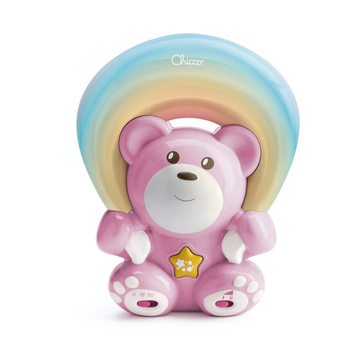 Chicco Regenboogbeer roze (300-00010474100000) in de groep SPEELGOED, KINDER- & BABYPRODUCTEN / Kinderkamer / Babylampen bij TP E-commerce Nordic AB (D27670)