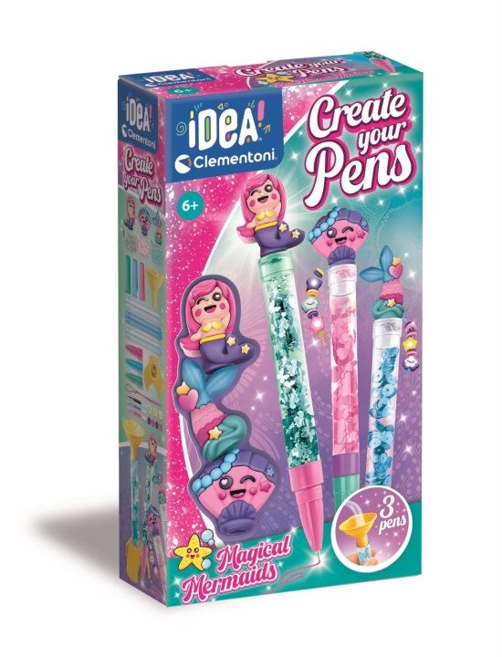 Clementoni Pennen maken - Magische zeemeerminnen (I-18159) in de groep SPEELGOED, KINDER- & BABYPRODUCTEN / Speelgoed / Ambachten bij TP E-commerce Nordic AB (D27681)