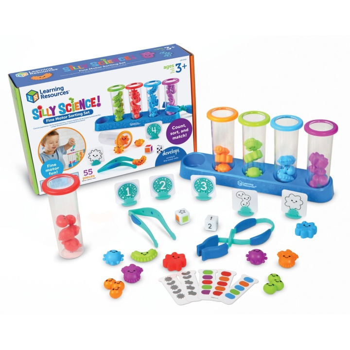 Learning Resources Silly Science Sorteer set voor fijne motoriek (LSP5542-SCA) in de groep SPEELGOED, KINDER- & BABYPRODUCTEN / Speelgoed / Speelset bij TP E-commerce Nordic AB (D27703)