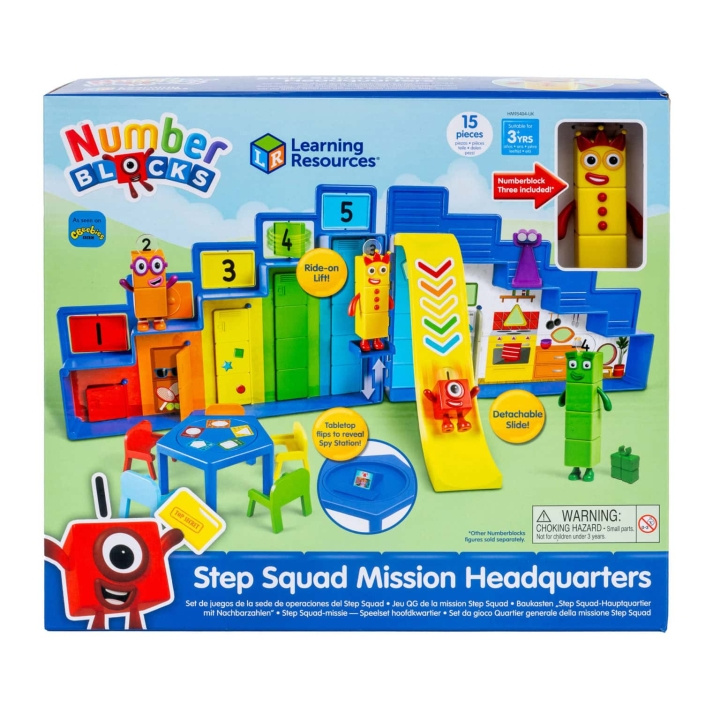 Learning Resources Numberblocks Step Squad Missie Hoofdkwartier (HM95404-SCA) in de groep SPEELGOED, KINDER- & BABYPRODUCTEN / Speelgoed / Bouwspeelgoed / Bouwblokken bij TP E-commerce Nordic AB (D27706)