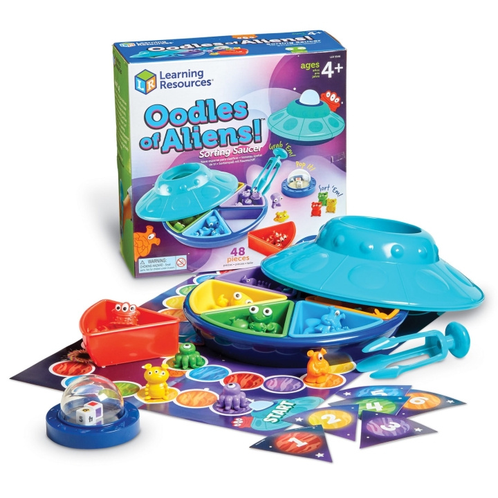 Learning Resources Oodles of Aliens! Sorteerschotel (LSP5546-SCA) in de groep SPEELGOED, KINDER- & BABYPRODUCTEN / Babyspeelgoed / Activiteitenspeelgoed bij TP E-commerce Nordic AB (D27709)