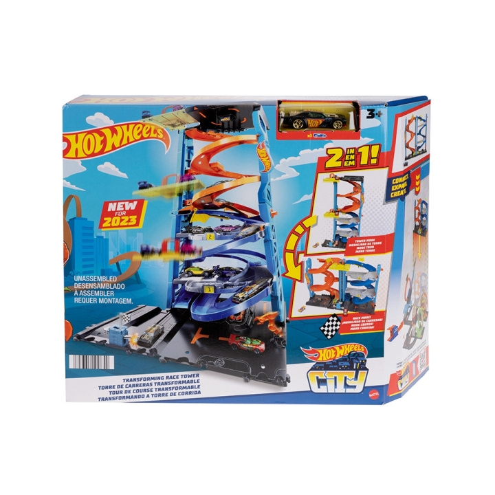 Hot Wheels City Transforming Race Tower Speelset (HKX43) in de groep SPEELGOED, KINDER- & BABYPRODUCTEN / Speelgoed / Speelgoedauto\'s bij TP E-commerce Nordic AB (D27713)