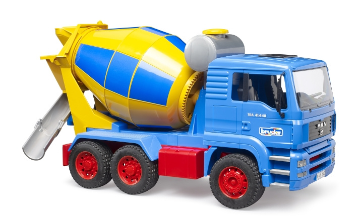 Bruder Vrachtwagen met betonmixer MAN TGA (01063) in de groep SPEELGOED, KINDER- & BABYPRODUCTEN / Speelgoed / Speelgoedauto\'s bij TP E-commerce Nordic AB (D27742)